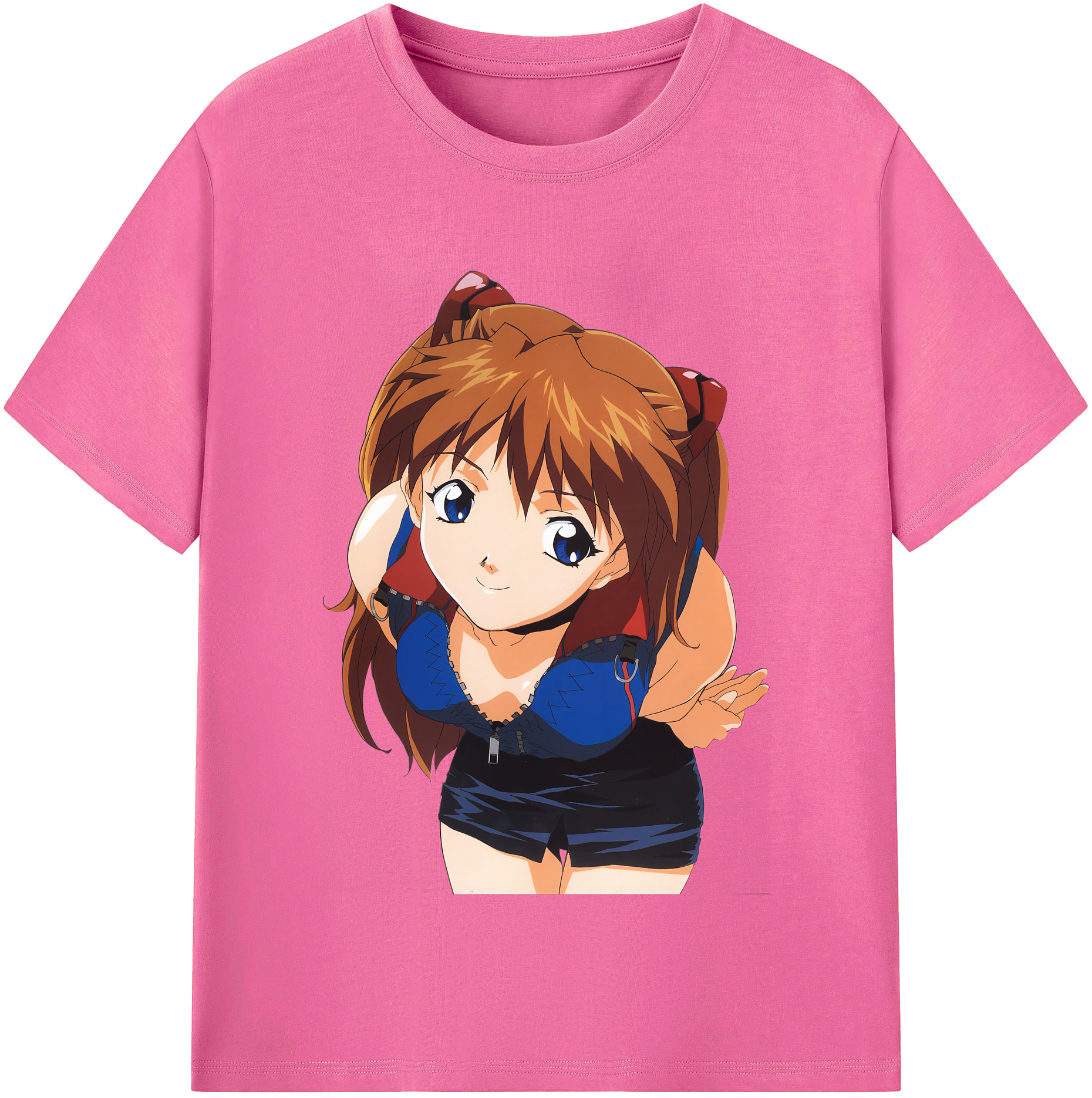 （画像用） EVA 新世紀エヴァンゲリオン レディースカジュアルプリントTシャツ（綿100％）